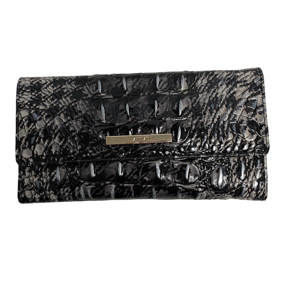 Rare! New! Brahmin Cordellia Wallet Ombré Houndstooth